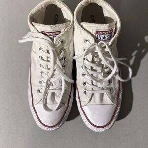 Converse High Top Sneakers - Cream